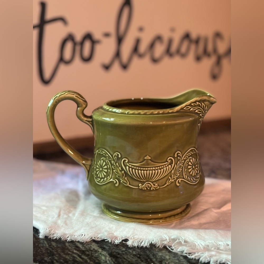 Vintage Cannonsburg Pottery Co. Ceramic Pitcher